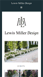 Mobile Screenshot of lewismillerdesign.com