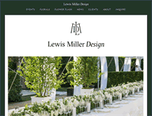 Tablet Screenshot of lewismillerdesign.com